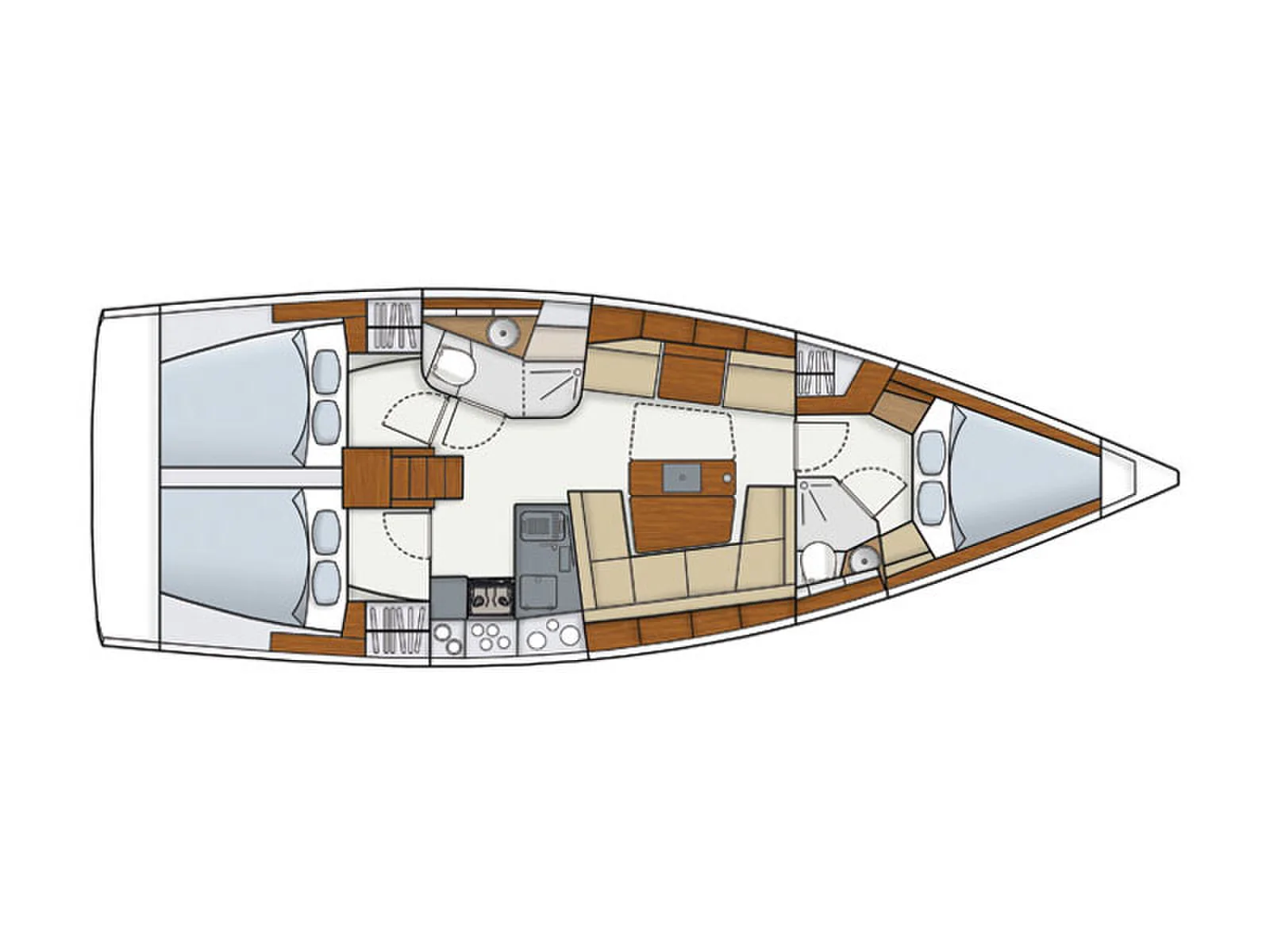 Yacht HANSE 415 - Kuro Siwo - Foto 1