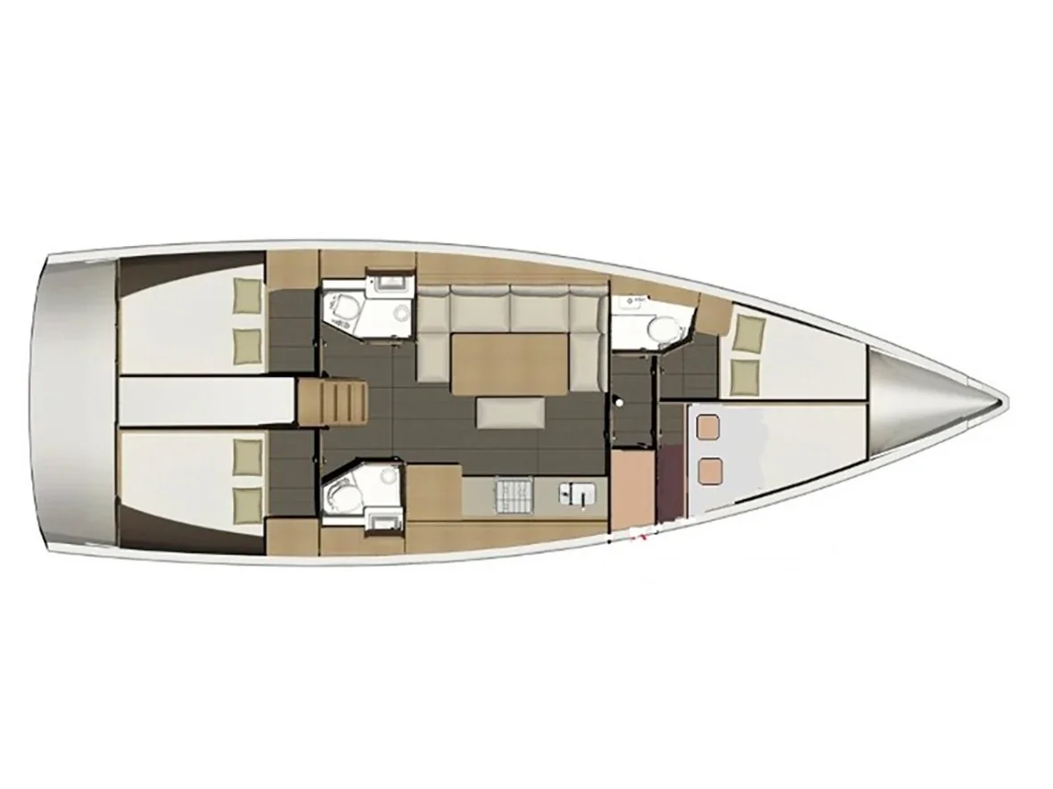 Yacht DUFOUR 460 Grand Large - Genny - Foto 1