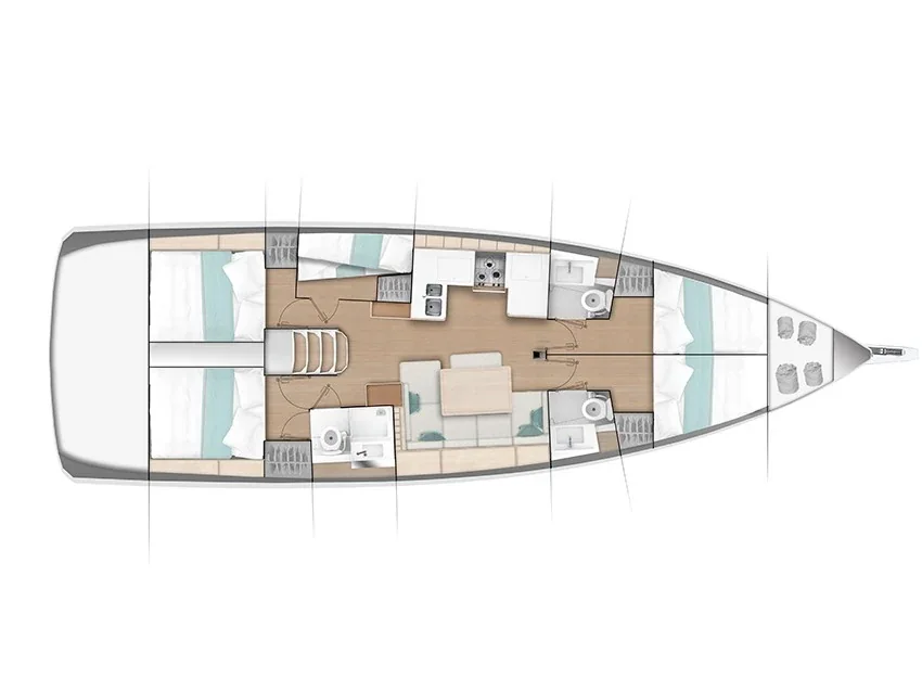 Yacht JEANNEAU Sun Odyssey 490 - Evita - Foto 1