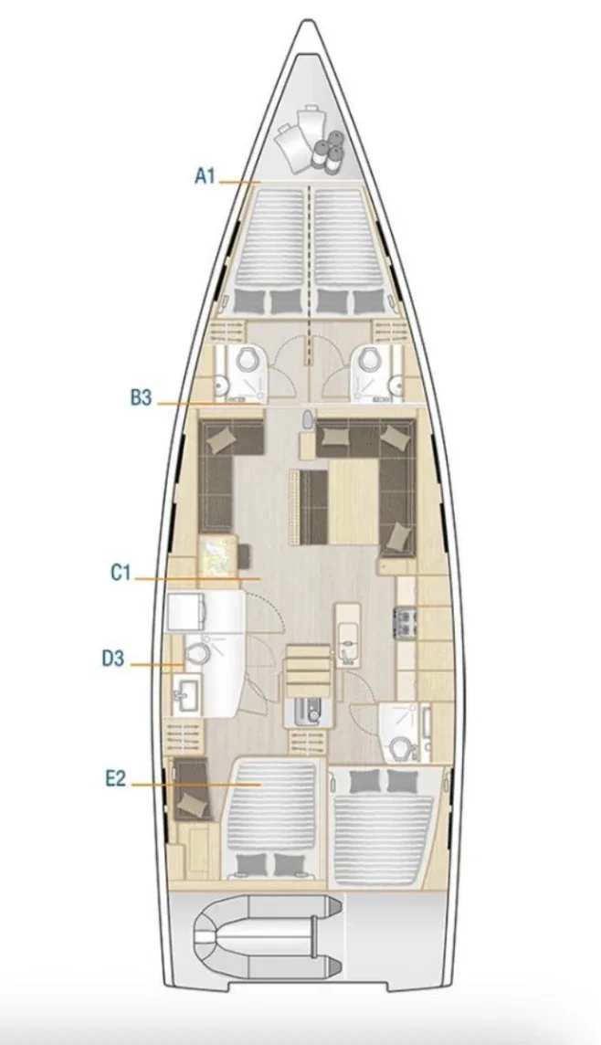 Yacht HANSE 548 - Mila Felice - Foto 1