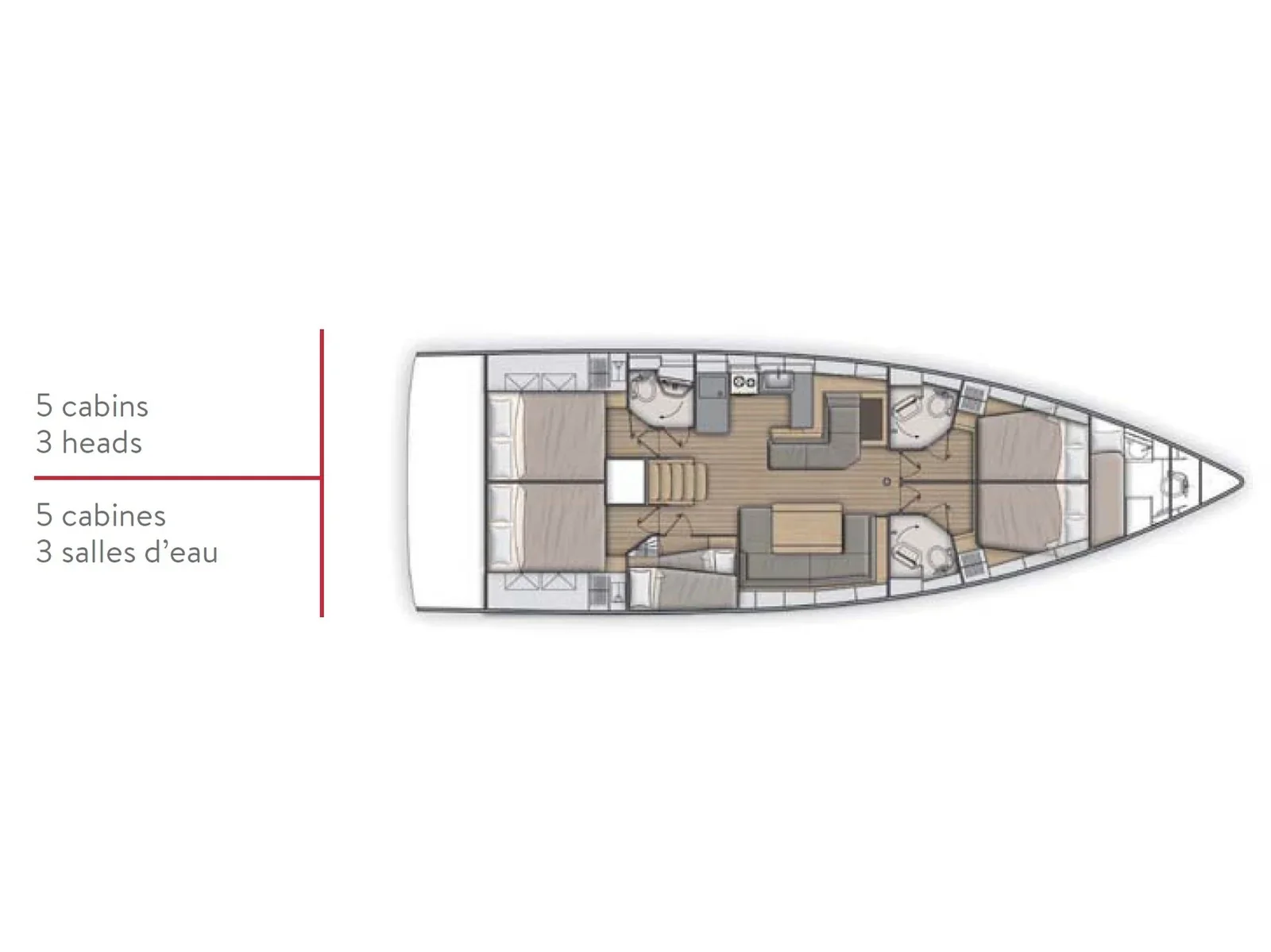 Yacht BENETEAU Oceanis 51.1 - Aloha - Foto 1
