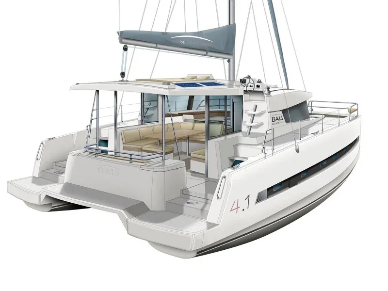 Yacht CATANA Bali 4.1 - Private Beach