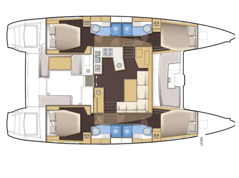 Yacht LAGOON 450 F - Metra - Foto 100