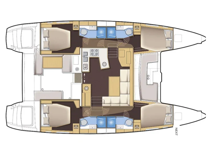 Yacht LAGOON 450 F - Bright Moon - Foto 1