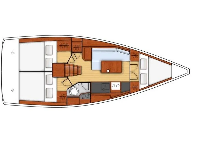 Yacht BENETEAU Oceanis 35.1 - Maya Bay 2 - Foto 1