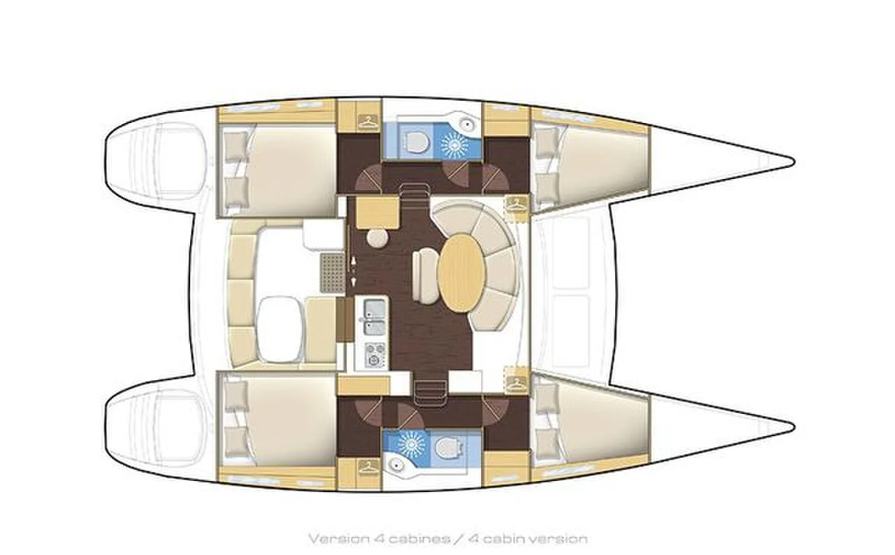 Yacht LAGOON 380 S2 - Catcake - Foto 1