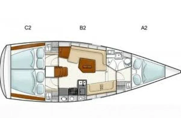 Yacht HANSE 385 - Mare Nostrum - Foto 1