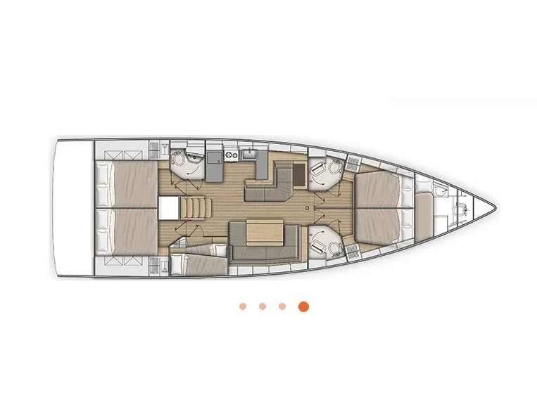 Yacht BENETEAU Oceanis 51.1 - Le Grand - Foto 1