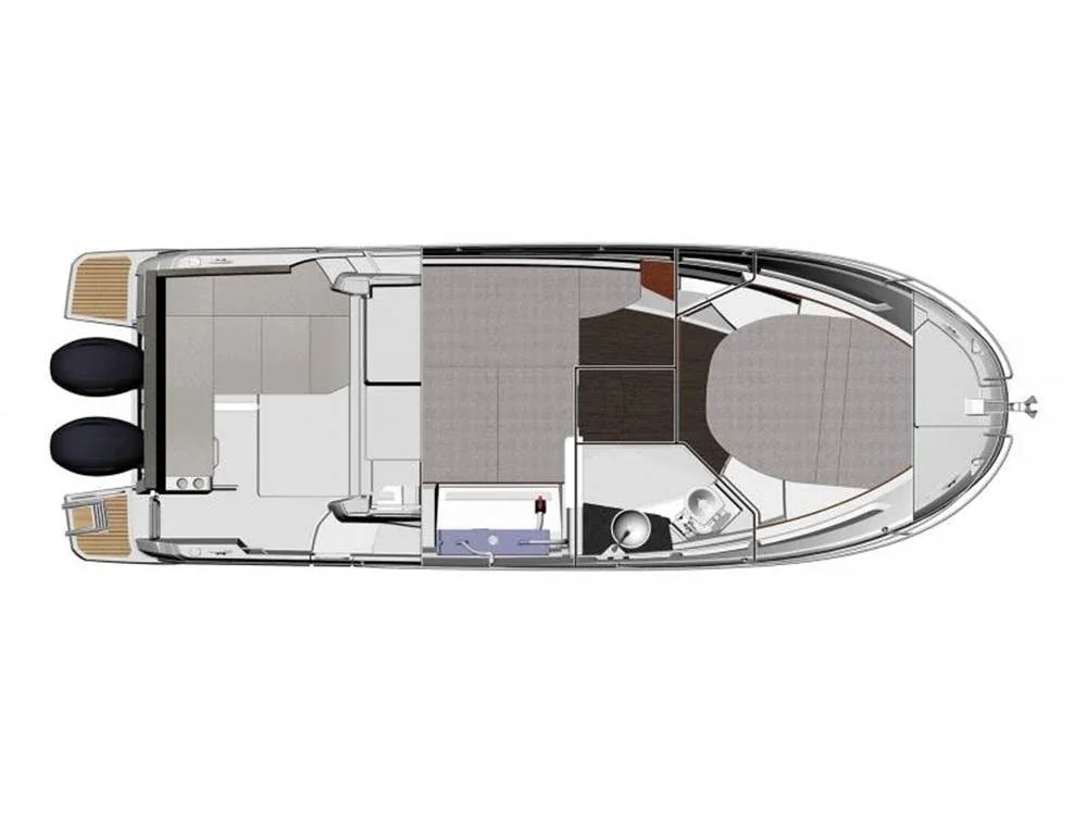 Grundriss der Yacht JEANNEAU Merry Fisher 895 - Adriana