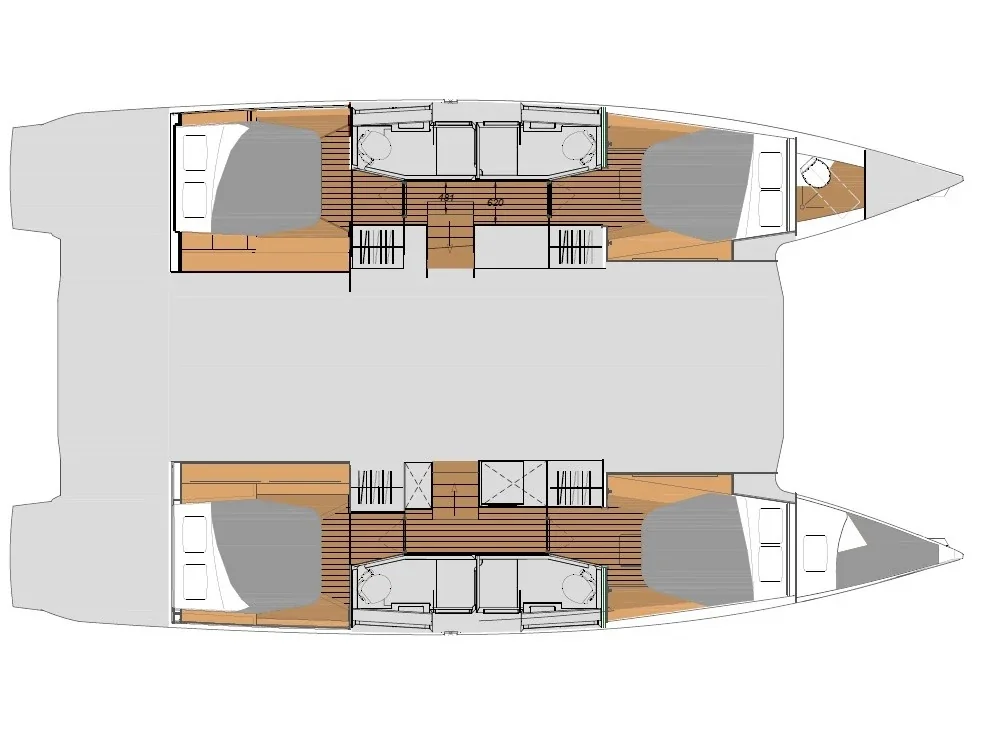 Yacht FOUNTAINE PAJOT Elba 45 Quatour - Princess Valeria - Foto 1