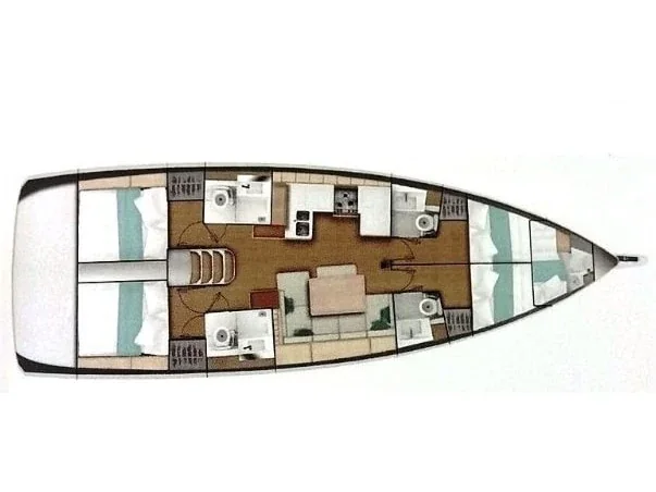 Yacht JEANNEAU Sun Odyssey 490 - Dalion - Foto 1