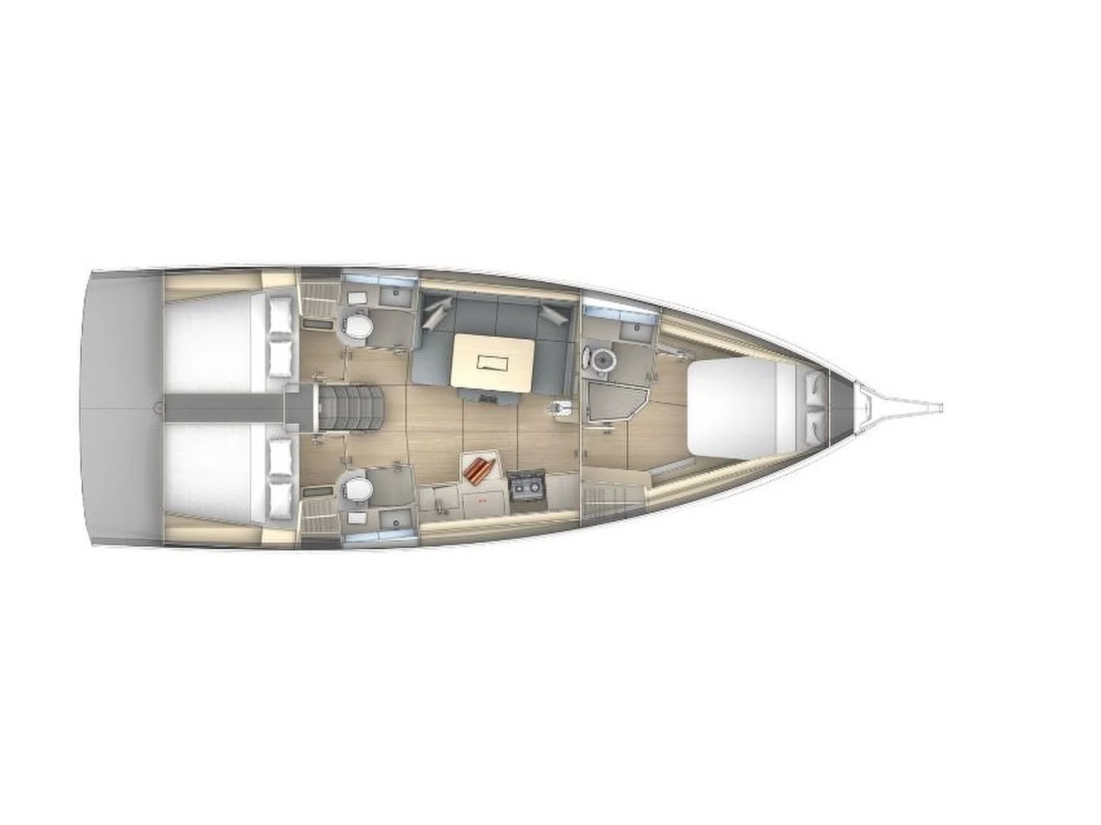 Yacht DUFOUR 41 - First Song - Foto 1