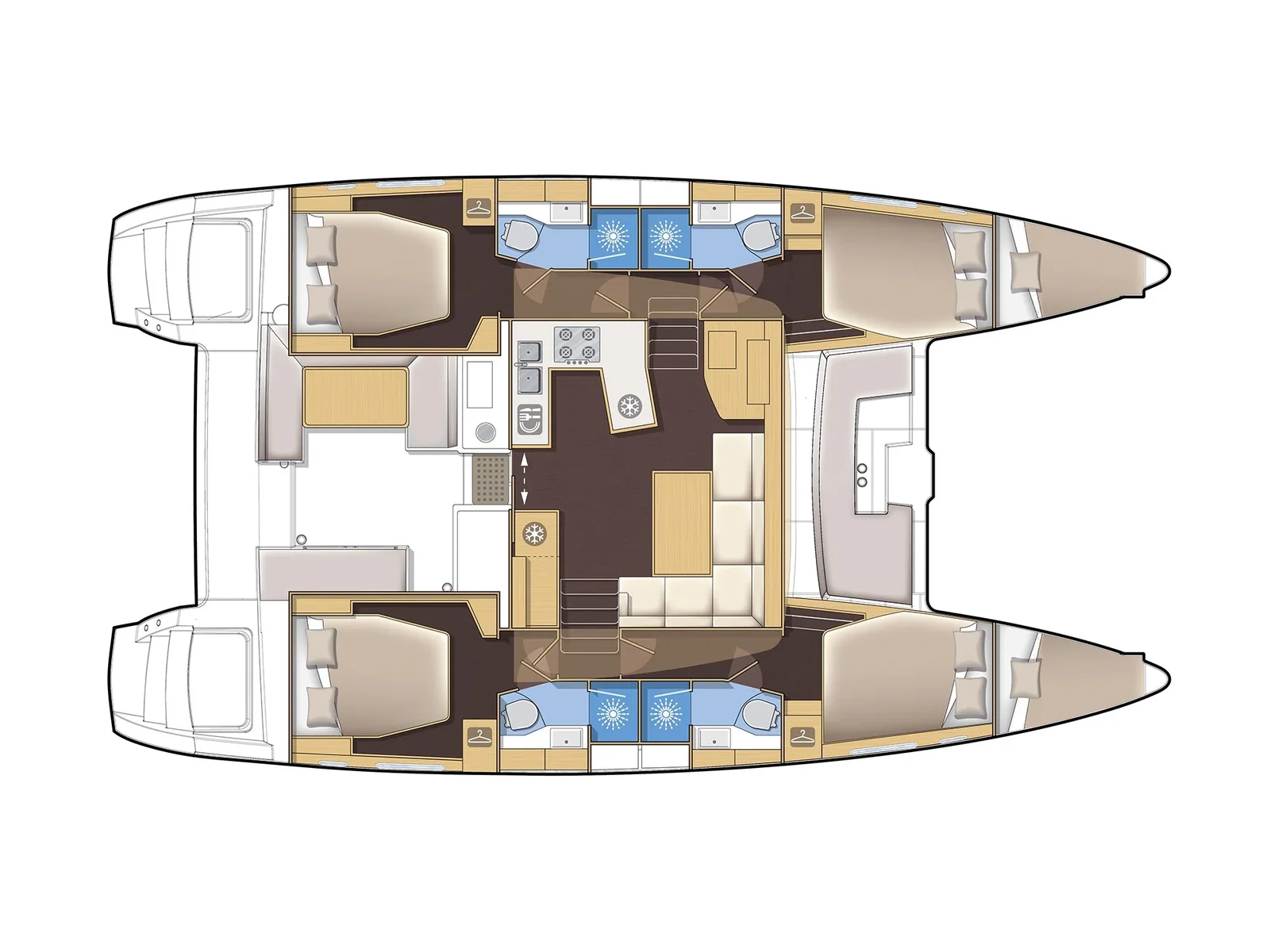 Yacht LAGOON 450 F - Cassiopeia II - Foto 1