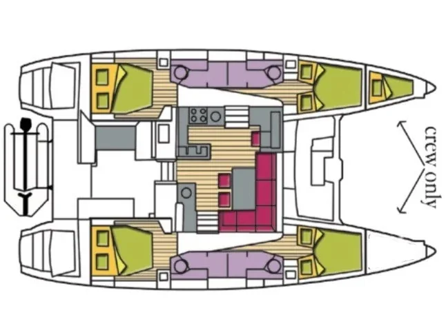 Yacht LAGOON 450 F - Dugongo - Foto 1