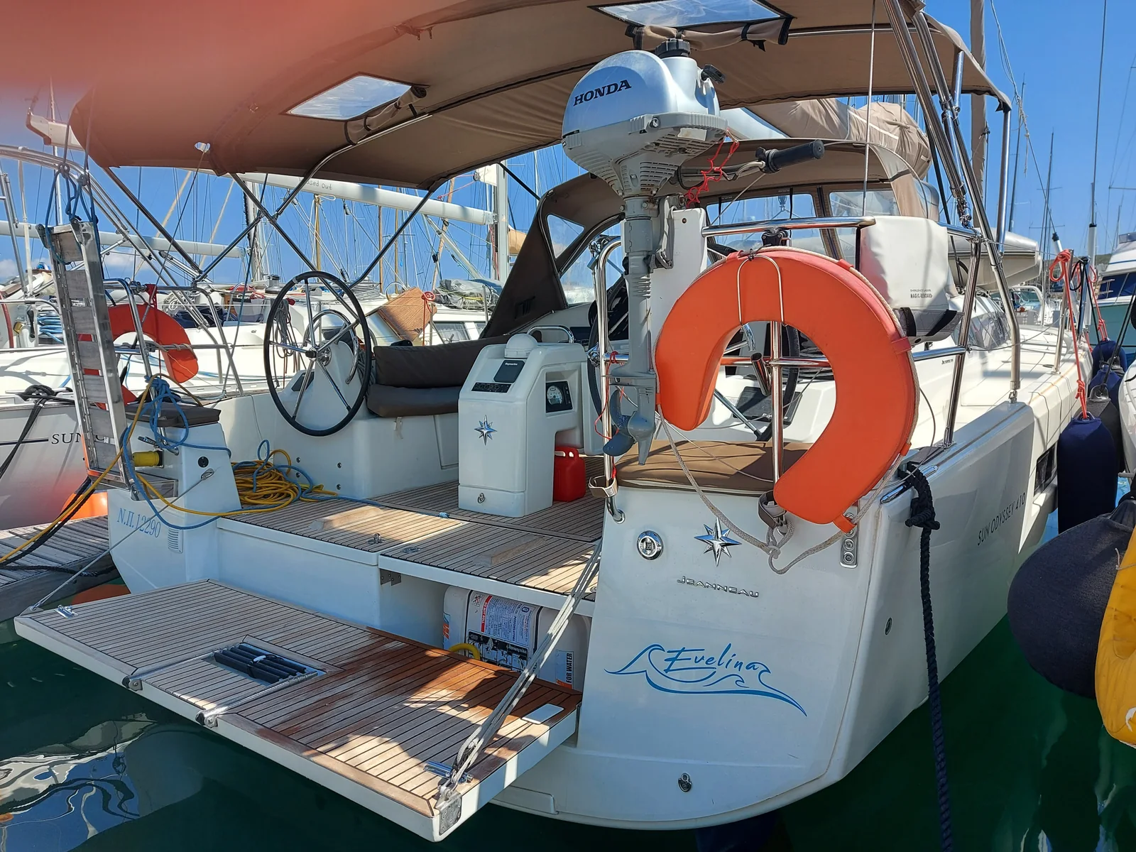 Yacht JEANNEAU Sun Odyssey 410 - Evelina - Foto 1