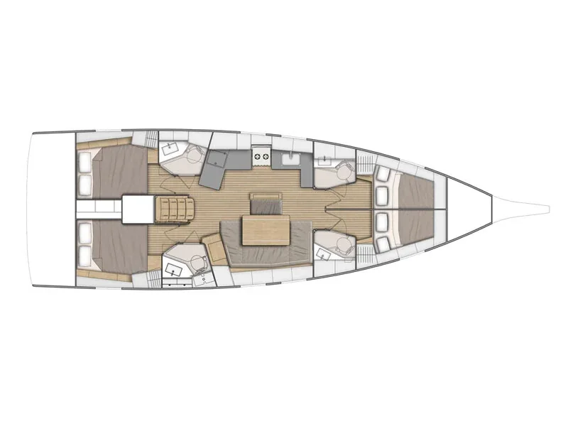 Yacht BENETEAU Oceanis 46.1 - Daria&Engara - Foto 20