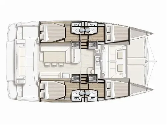 Yacht CATANA Bali 4.1 - Princess - Foto 1