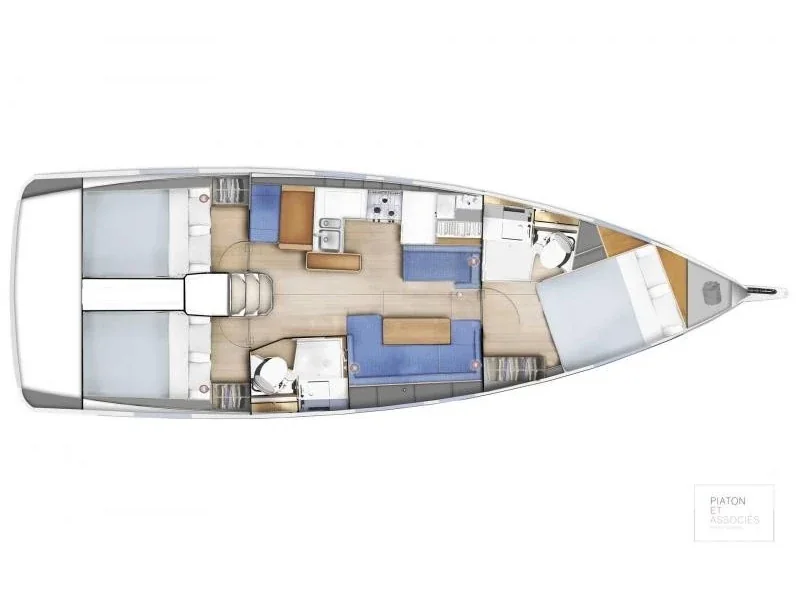 Yacht JEANNEAU Sun Odyssey 410 - Intrepida - Foto 1