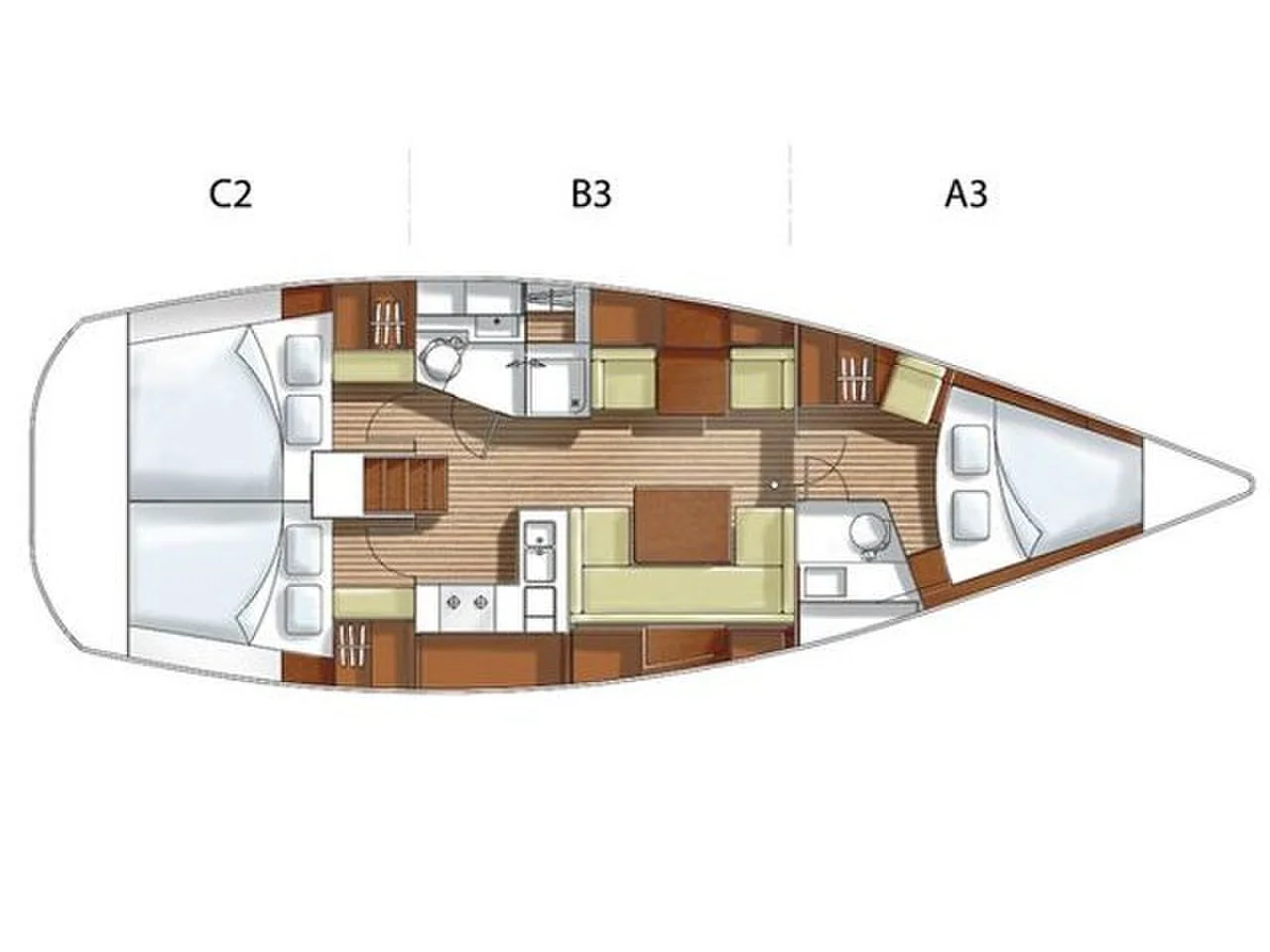 Yacht HANSE 400 - Aeolus - Foto 1