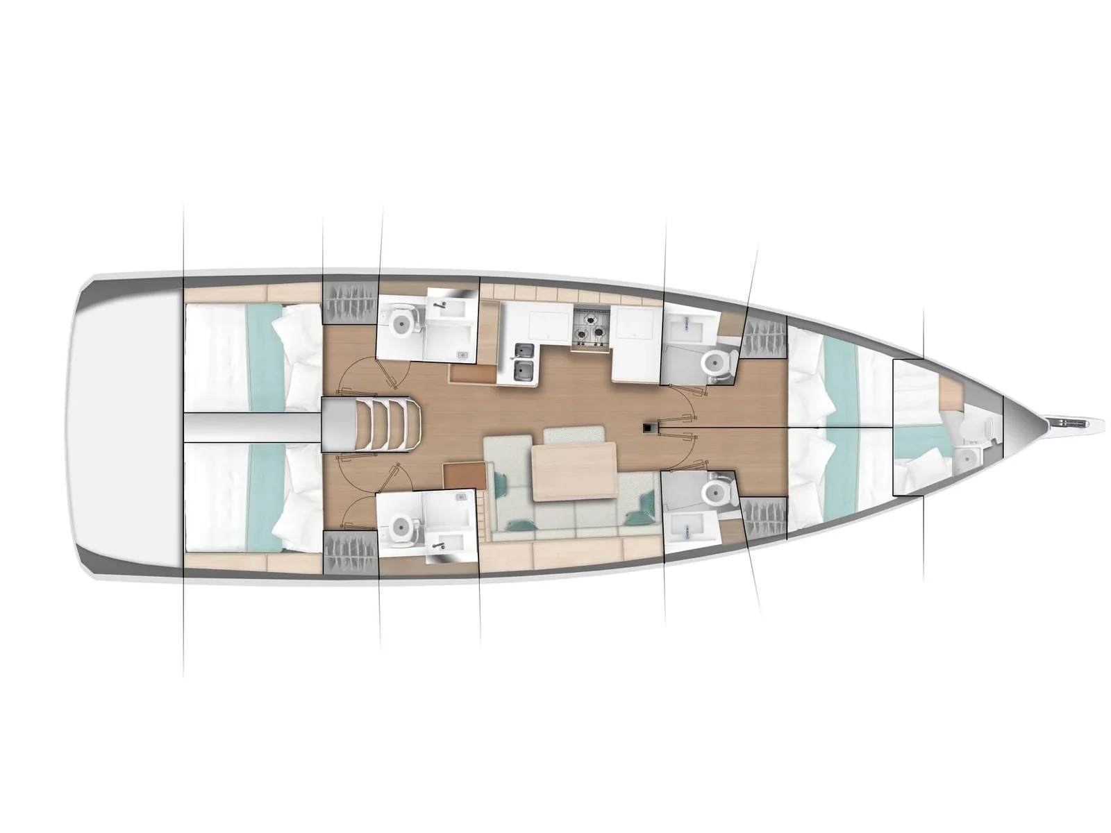 Yacht JEANNEAU Sun Odyssey 490 - Sventola - Foto 1