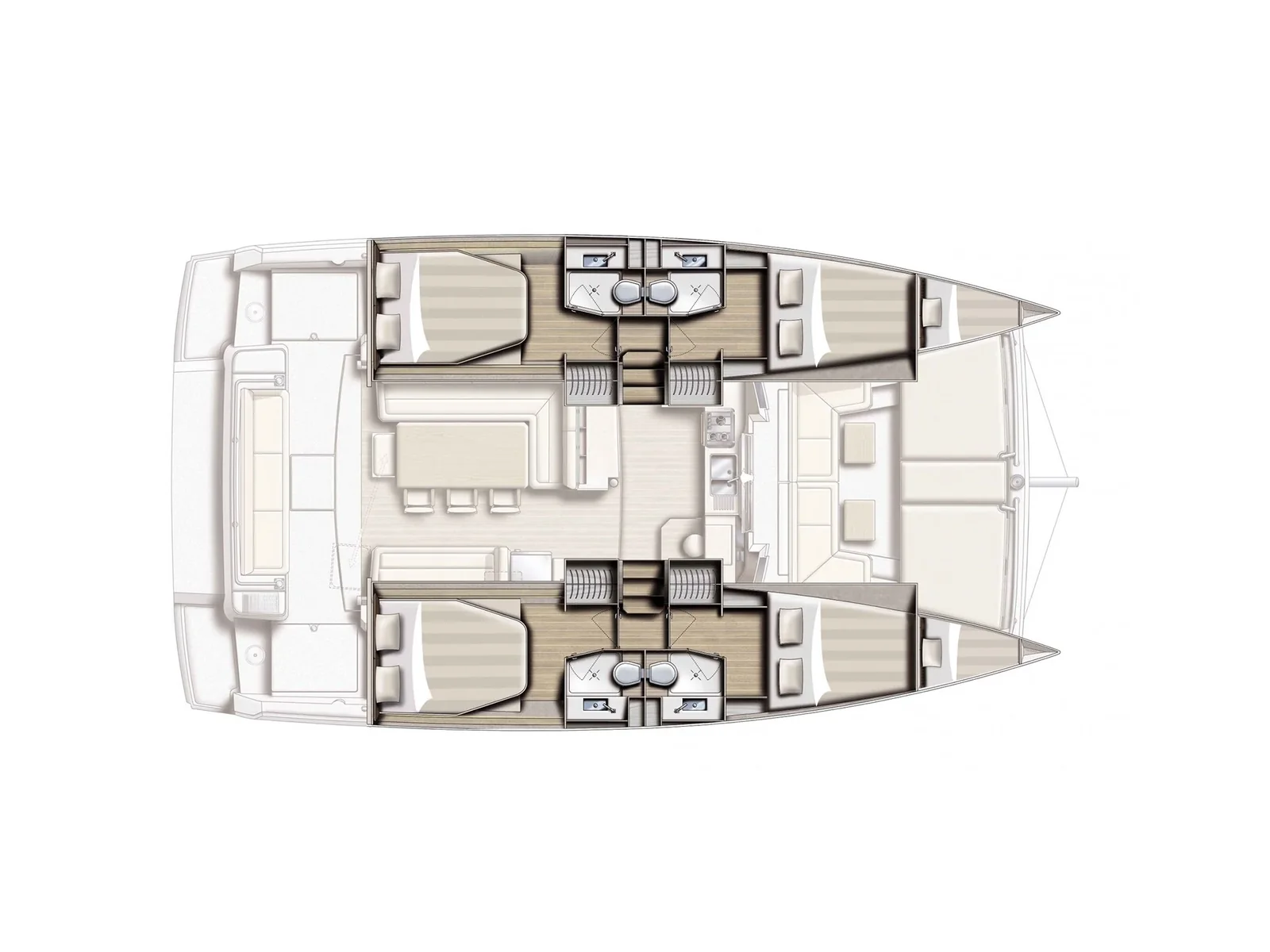 Yacht CATANA Bali 4.1 - Anemoskala - Foto 1