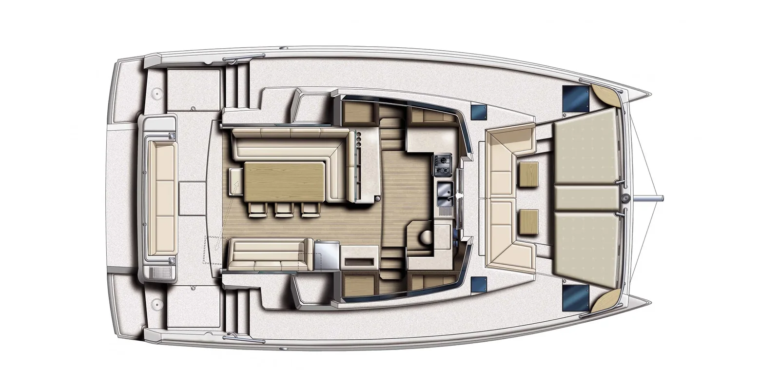Yacht CATANA Bali 4.1 - Anemoskala - Foto 1