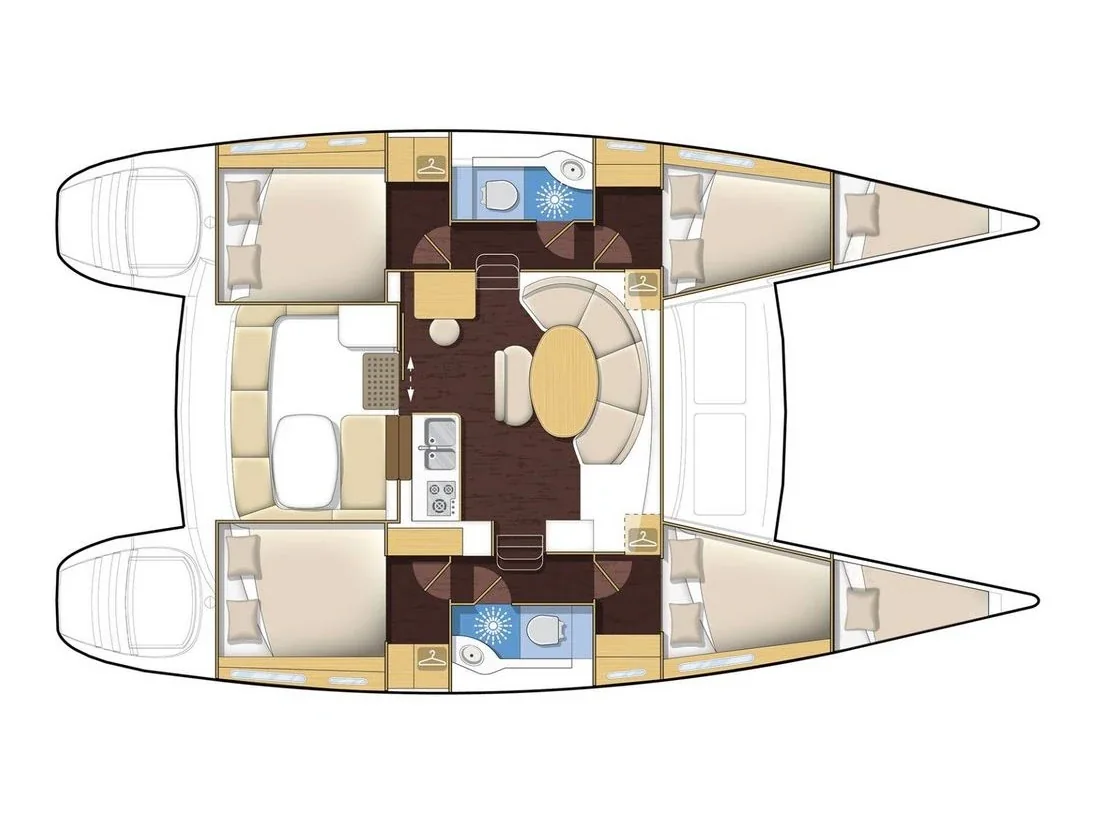 Yacht LAGOON 380 S2 - Erica