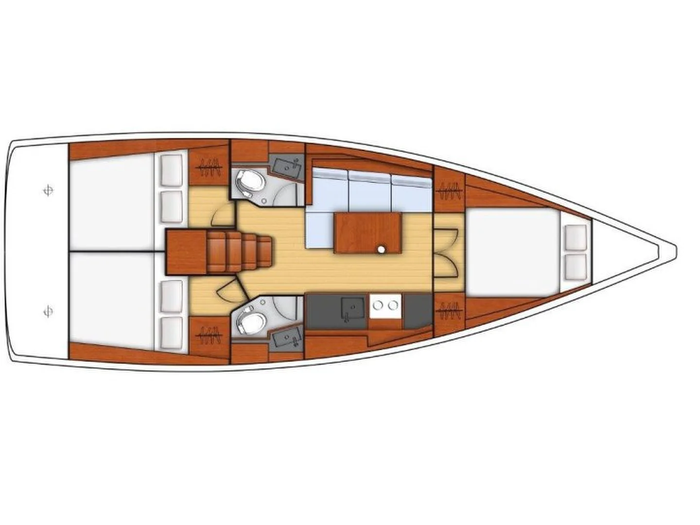 Yacht BENETEAU Oceanis 38 - Arsen - Foto 1