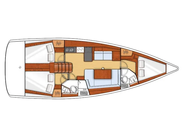 Yacht BENETEAU Oceanis 41 - Huschel II - Foto 1