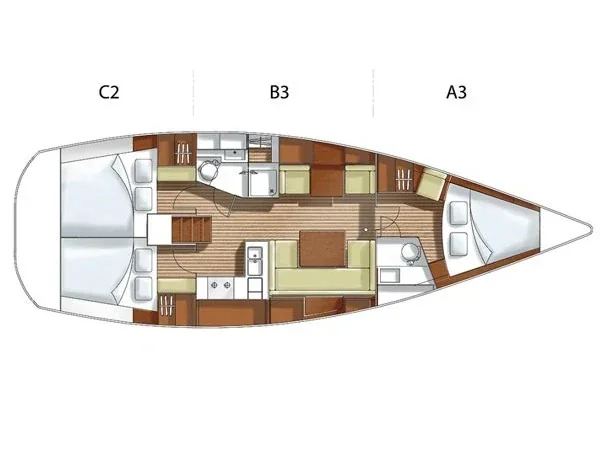 Yacht HANSE 400 - Flyer of Lorne - Foto 1