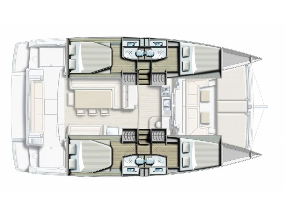 Yacht CATANA Bali 4.1 - Neusis - Foto 1