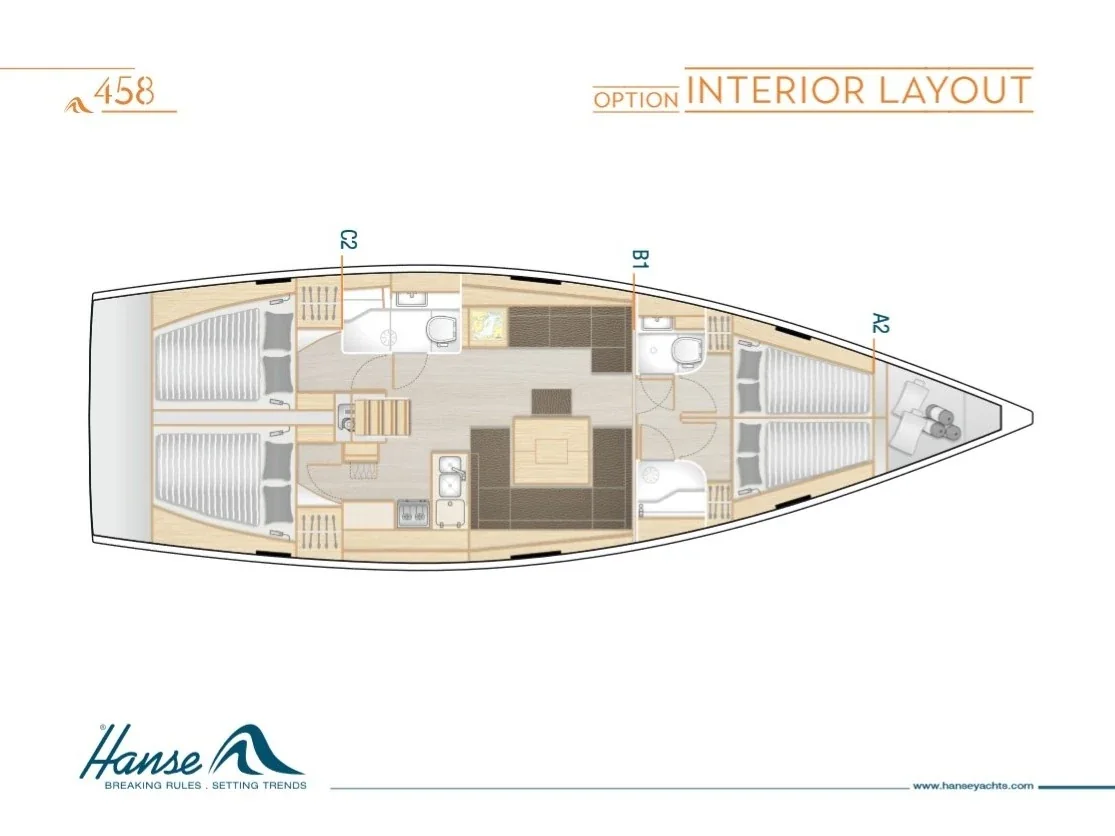 Yacht HANSE 458 - Triton - Foto 1