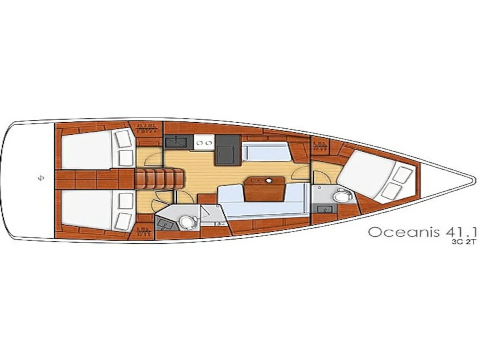 Yacht BENETEAU Oceanis 41.1 - Diamanti I - Foto 1