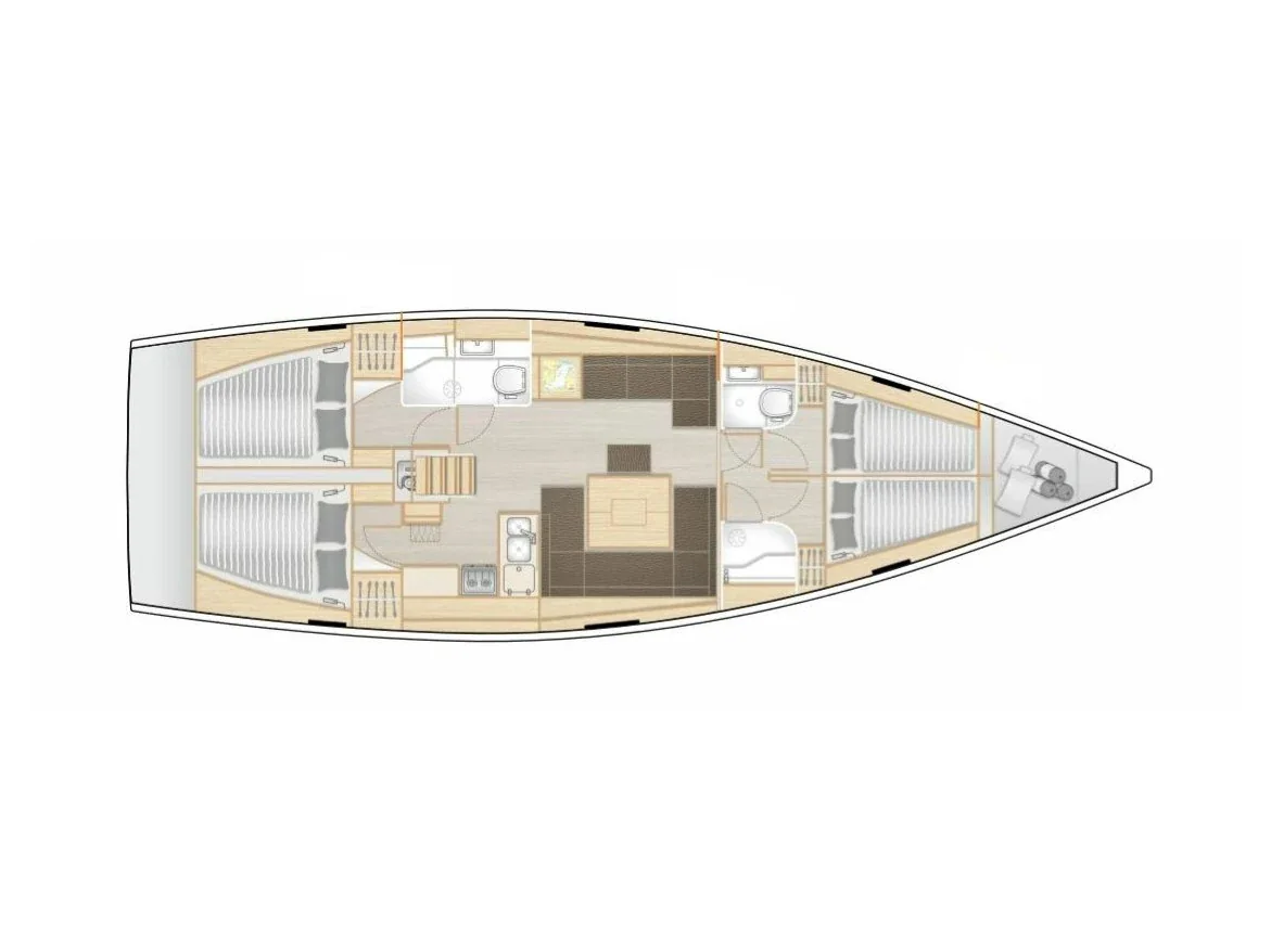 Yacht HANSE 458 - Euphoria - Foto 1