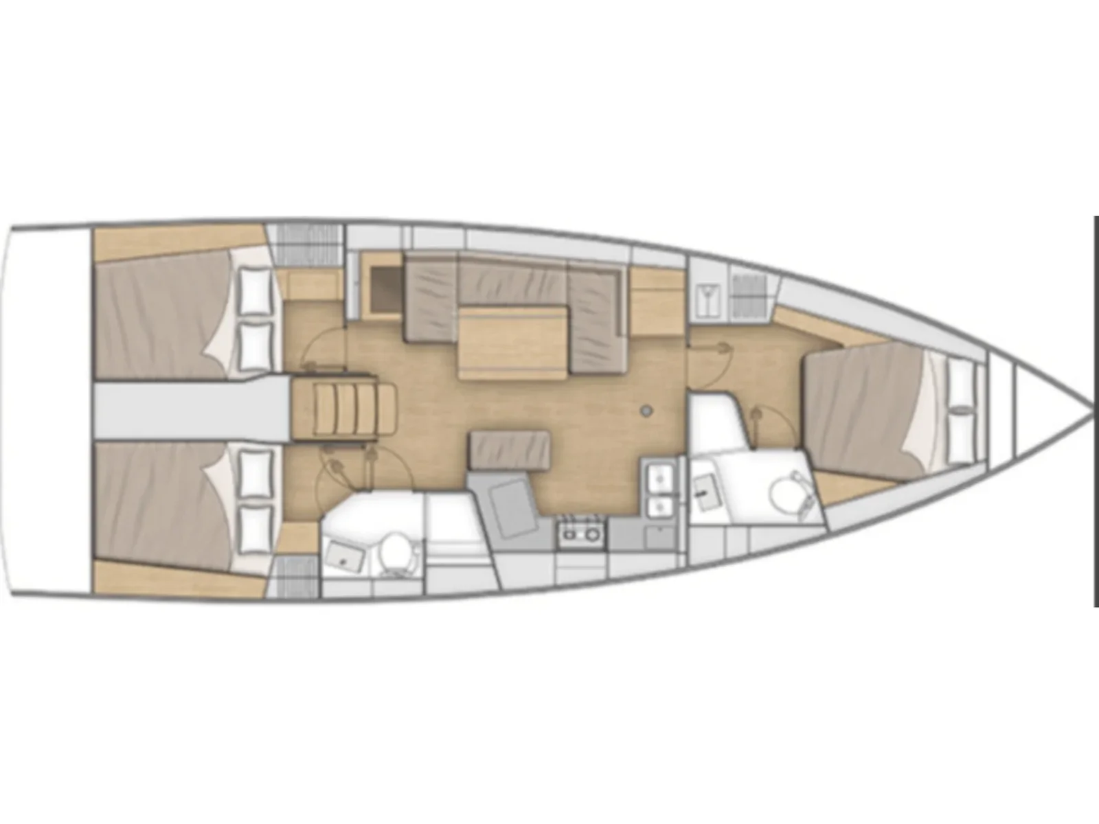 Yacht BENETEAU Oceanis 40.1 - Keiki - Foto 1