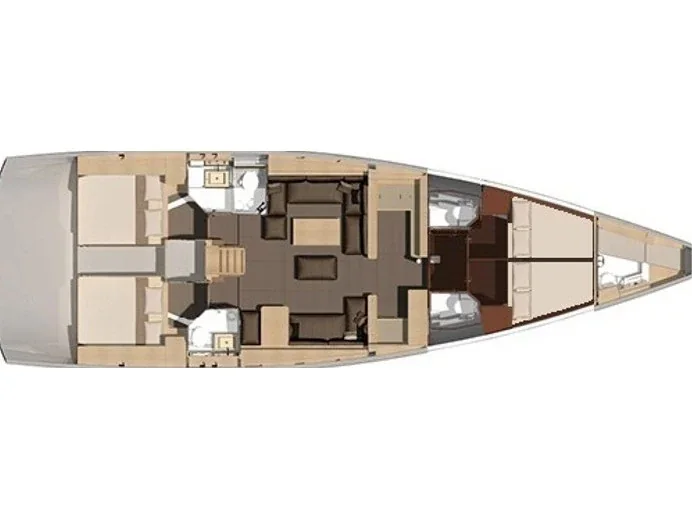 Yacht DUFOUR 56 Exclusive - Euphoria Planet