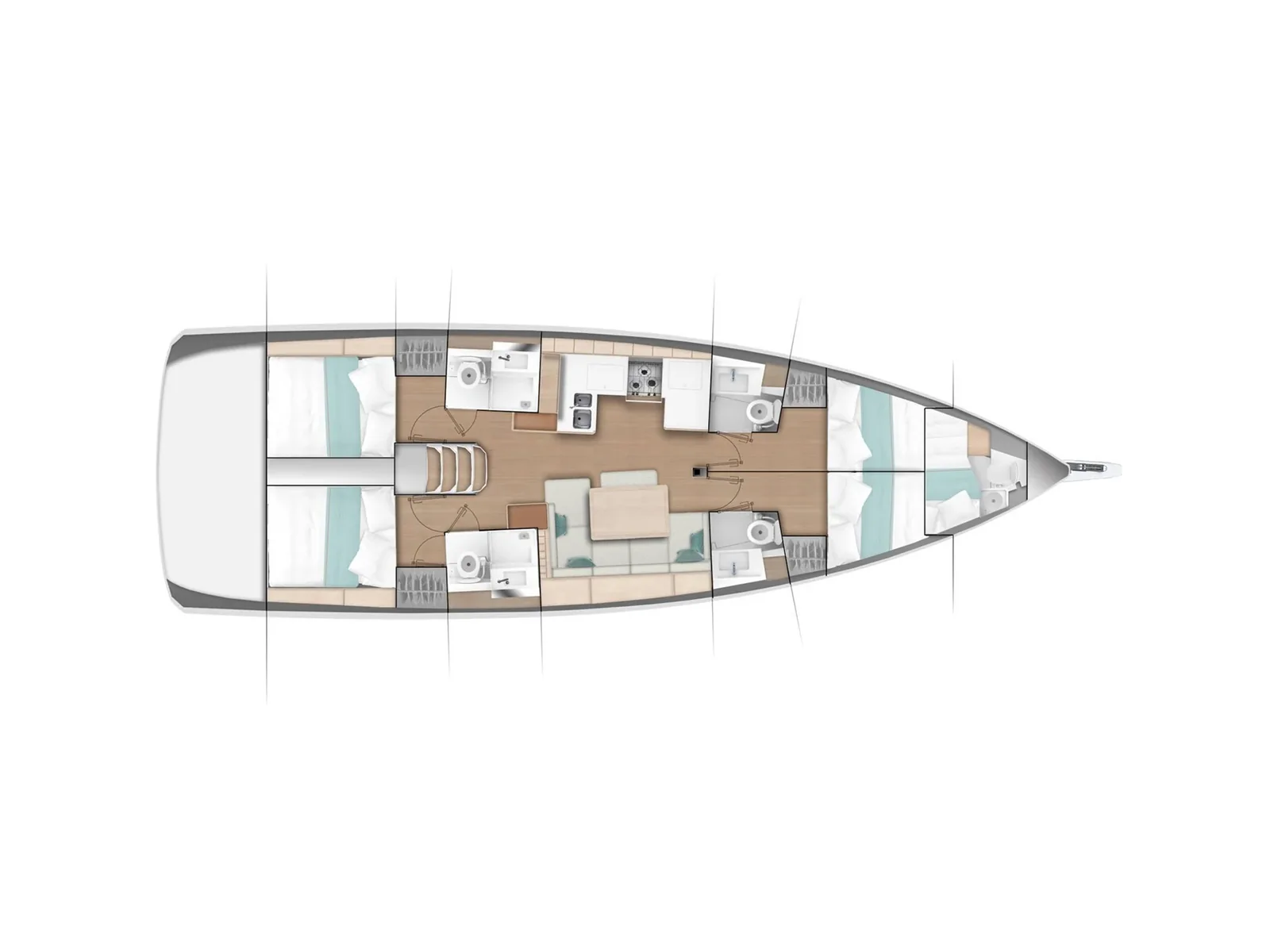 Yacht JEANNEAU Sun Odyssey 490 - Funsea - Foto 1