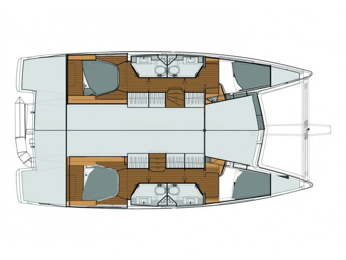 Yacht FOUNTAINE PAJOT Lucia 40 - Papaya - Foto 1