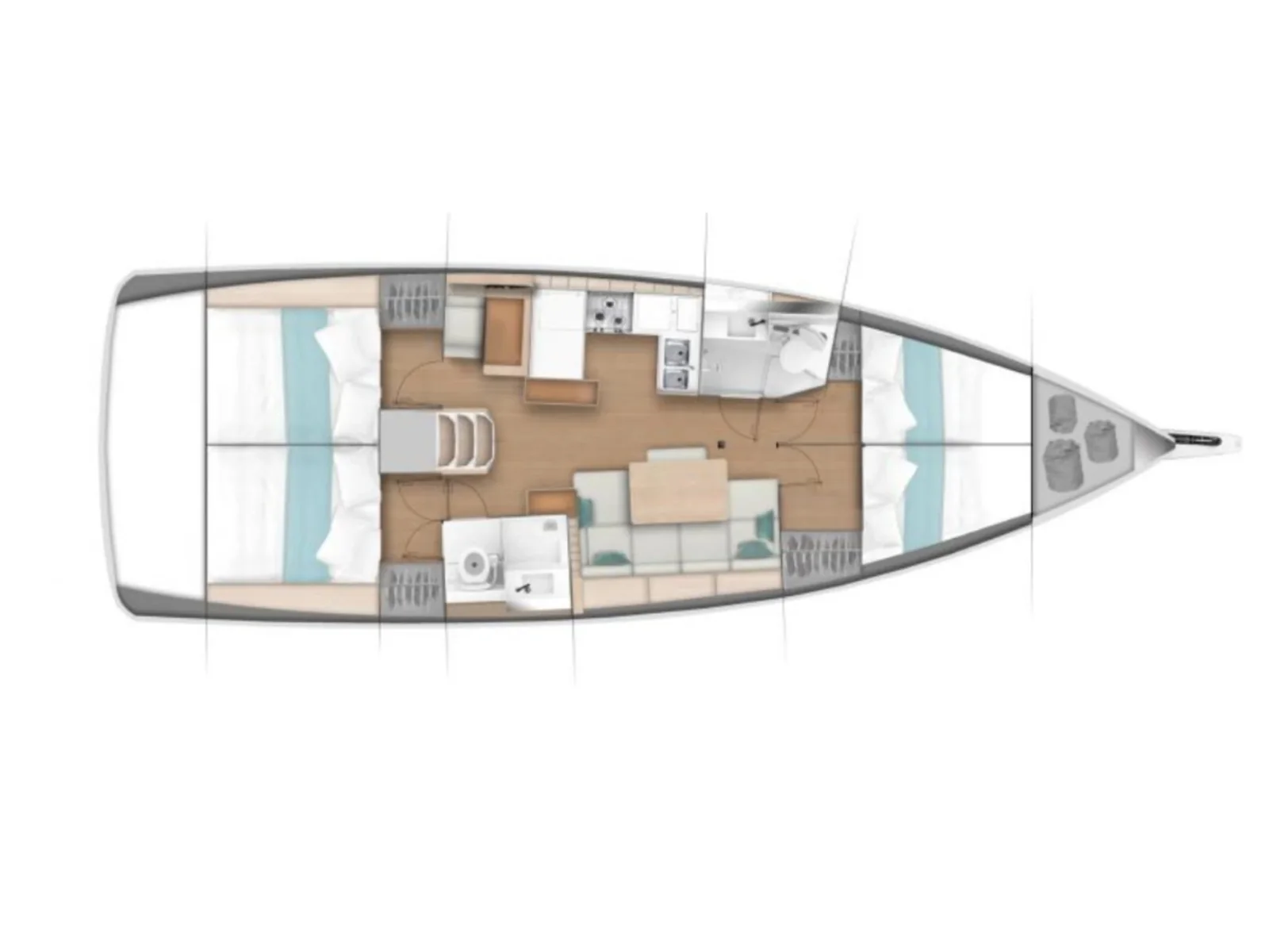 Yacht JEANNEAU Sun Odyssey 440 - McLir II - Foto 1