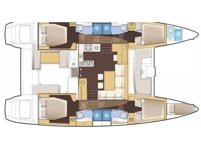 Yacht LAGOON 46 - My Tina - Foto 1
