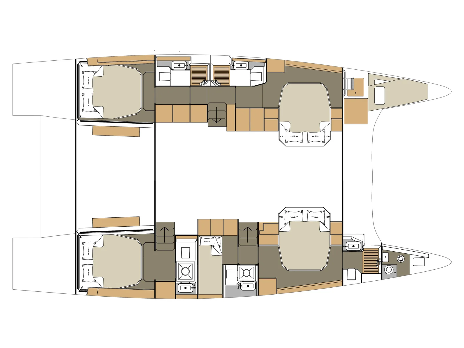 Yacht DUFOUR 48 Catamaran - Uno - Foto 27