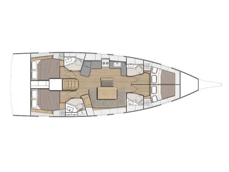 Yacht BENETEAU Oceanis 46.1 - Daphne - Foto 1