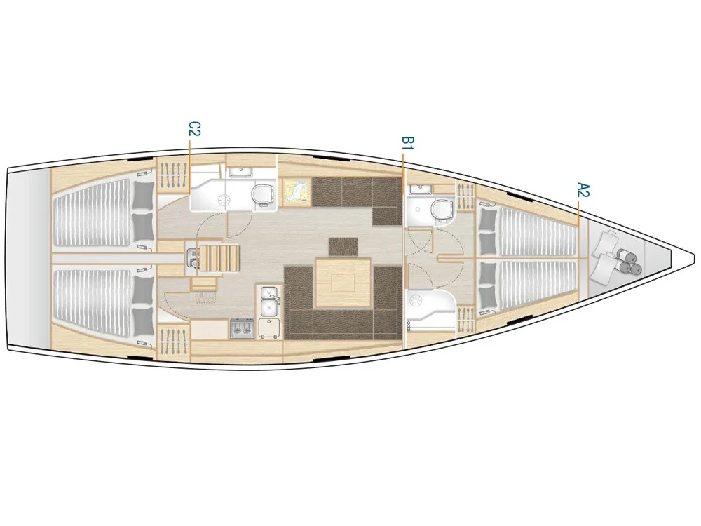 Yacht HANSE 458 - Zoe - Foto 1