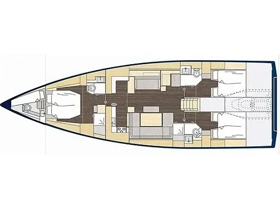 Yacht BAVARIA C57 - Mai Mai - Foto 1