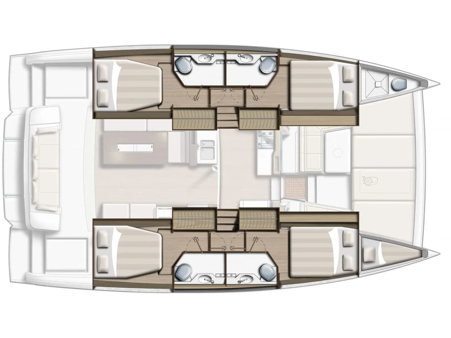 Yacht CATANA Bali 4.2 - Zephyr - Foto 6