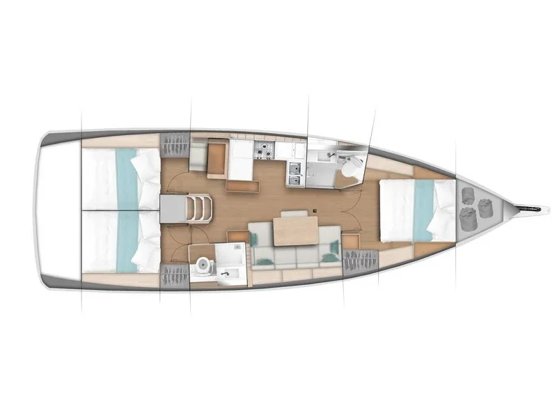 Yacht JEANNEAU Sun Odyssey 440 - Sunney - Foto 1