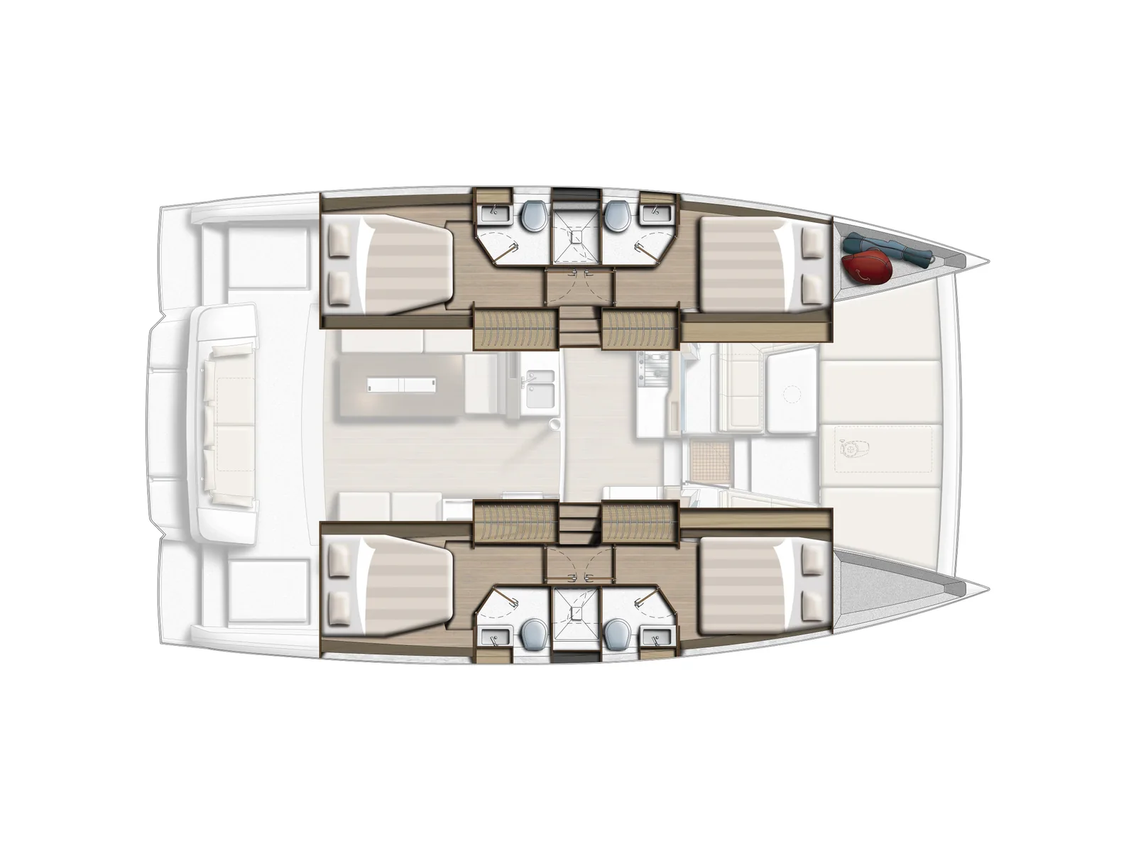 Yacht CATANA Bali 4.2 - La Luna - Foto 1