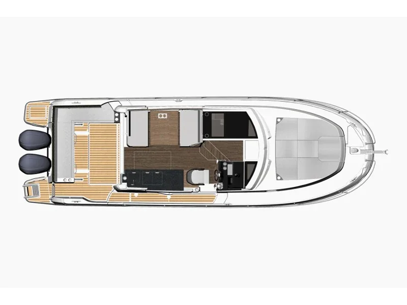 Grundriss der Yacht JEANNEAU Merry Fisher 1095 - SUNNY 272826 ZD