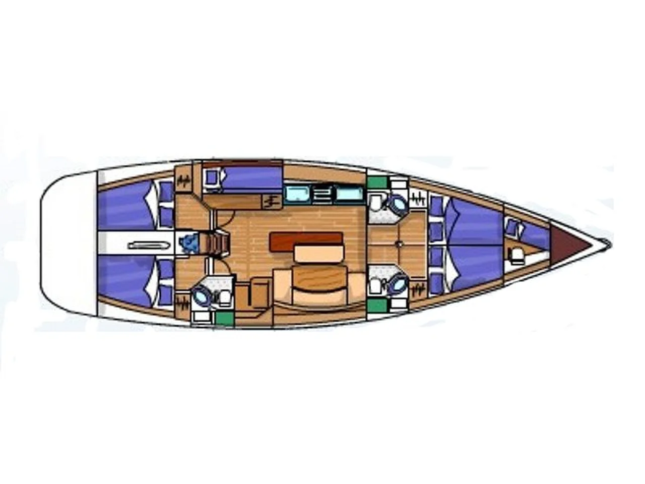 Yacht BENETEAU Cyclades 50.5 - Papalina - Foto 1