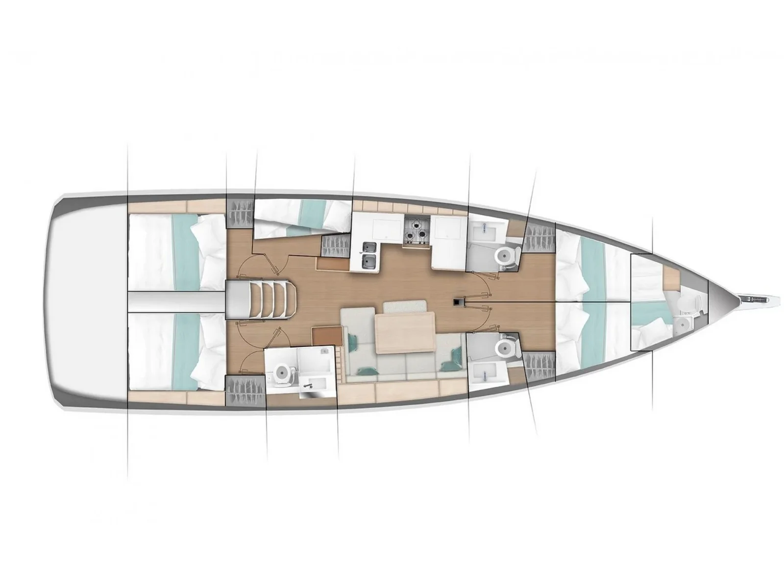 Yacht JEANNEAU Sun Odyssey 490 - Nonna - Foto 1